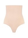 BYE BRA TANGA DE TALLE ALTO SIN COSTURAS BEIGE TALLA XL