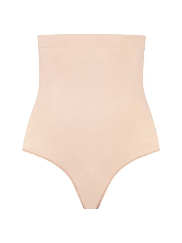 BYE BRA TANGA DE TALLE ALTO SIN COSTURAS BEIGE TALLA XXL