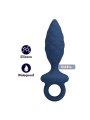 MR PLAY PLUG ANAL TEXTURIZADO CON ANILLA AZUL L