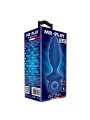 MR PLAY PLUG ANAL TEXTURIZADO CON ANILLA AZUL L