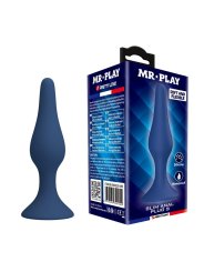 MR PLAY PLUG ANAL SILICONA AZUL SLIM TALLA S