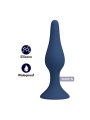 MR PLAY PLUG ANAL SILICONA AZUL SLIM TALLA S