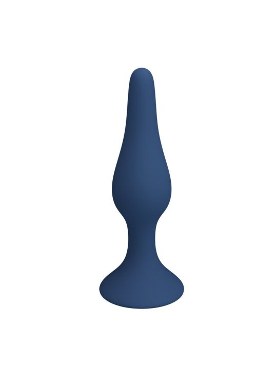 MR PLAY PLUG ANAL SILICONA AZUL SLIM TALLA S