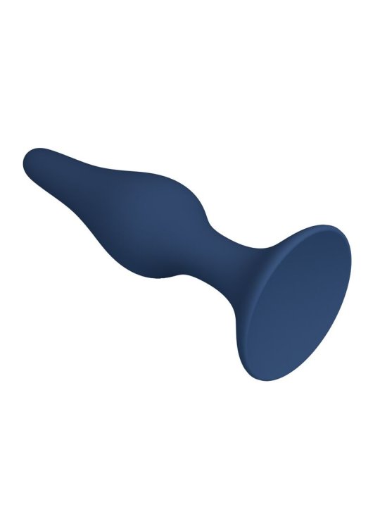 MR PLAY PLUG ANAL SILICONA AZUL SLIM TALLA S