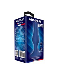 MR PLAY PLUG ANAL SILICONA AZUL SLIM TALLA S