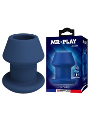 MR PLAY JACK PLUG ANAL HUECO SILICONA AZUL TALLA S