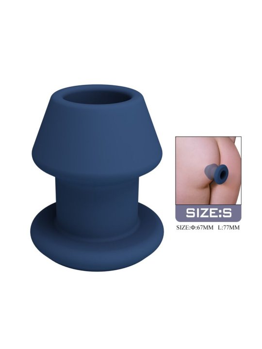 MR PLAY JACK PLUG ANAL HUECO SILICONA AZUL TALLA S