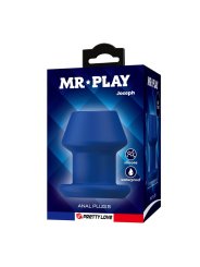 MR PLAY JACK PLUG ANAL HUECO SILICONA AZUL TALLA S