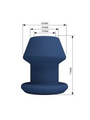 MR PLAY JACK PLUG ANAL HUECO SILICONA AZUL TALLA S