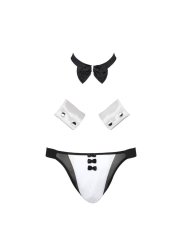 PASSION 036 SLIP ALFROJO NEGRO L XL