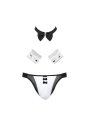 PASSION 036 SLIP ALFROJO NEGRO L XL