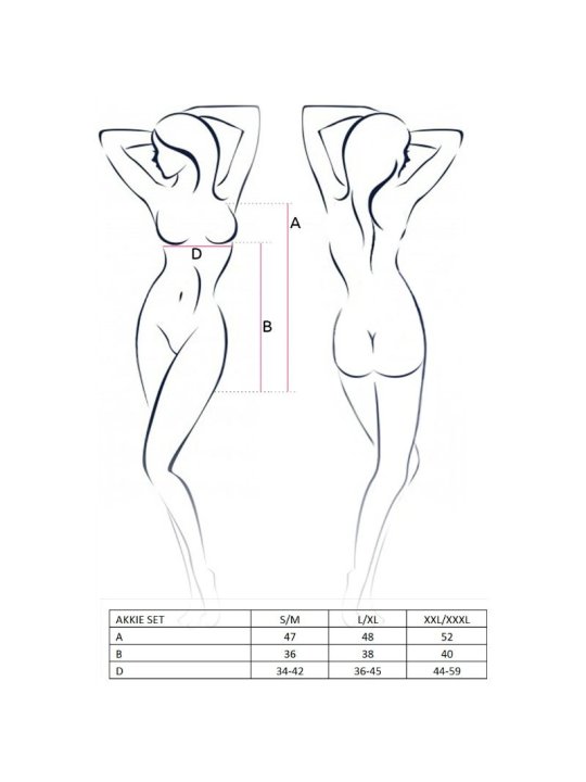 PASSION WOMAN AKKIE SET DISFRAZ ENFERMERA S M