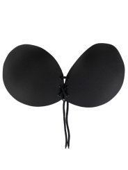 BYE BRA SUJETADOR ADHESIVO ENTRELAZADO NEGRO COPA A