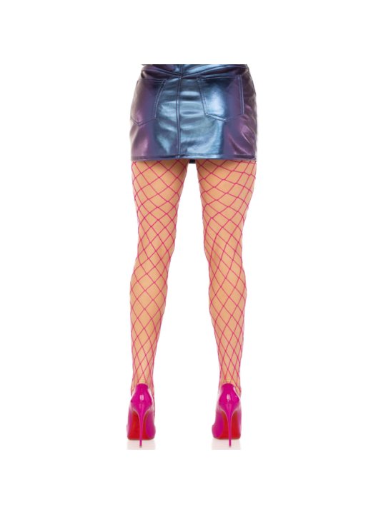 LEG AVENUE PANTIMEDIAS REJILLA DIAMANTE ROSA