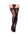 CHILIROSE CR 4884 MEDIAS DE LIGA CON ENCAJE NEGRO S L