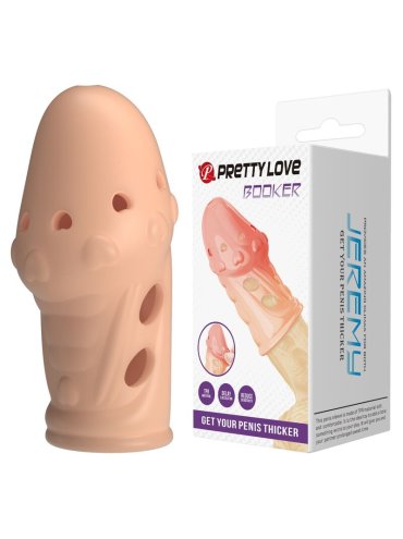 PRETTY LOVE SOCKER FUNDA PARA PENE TEXTURIZADA COLOR NATURAL
