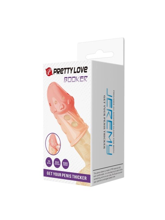 PRETTY LOVE SOCKER FUNDA PARA PENE TEXTURIZADA COLOR NATURAL