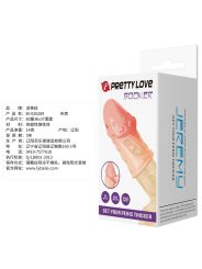 PRETTY LOVE SOCKER FUNDA PARA PENE TEXTURIZADA COLOR NATURAL