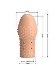 PRETTY LOVE GEEK S FUNDA PARA PENE GET YOUR PENIS THICKER COLOR NATURAL