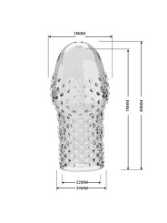 PRETTY LOVE GEEK S FUNDA PARA PENE GET YOUR PENIS THICKER TRANSPARENTE