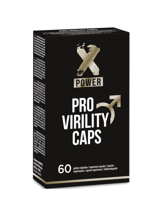 XPOWER PRO VIRILITY CAPSULAS VITALIDAD Y VIRILIDAD 60 UNIDADES