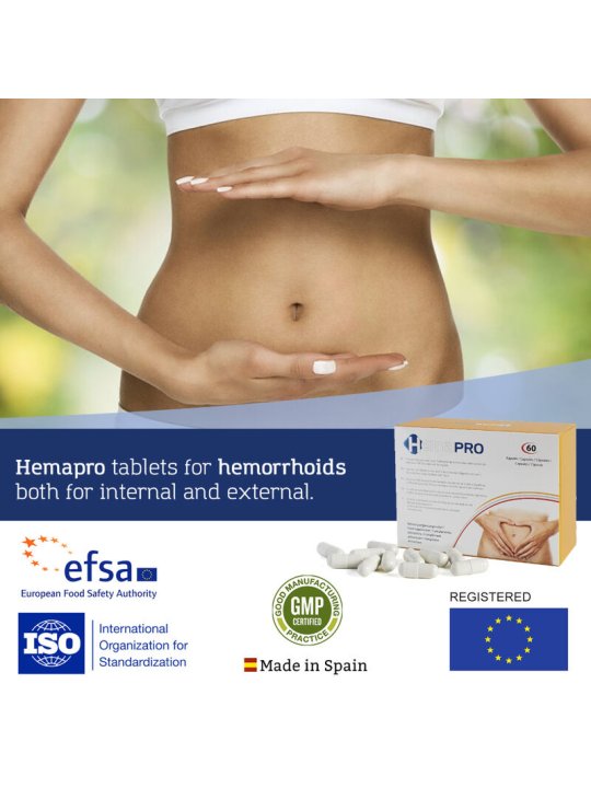 Hemapro Pills Complemento alimenticio natural para las hemorroides
