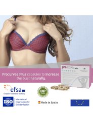 Procurves Plus Complemento alimenticio para aumentar el pecho de forma natural