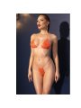 CHILIROSE CR 4898 BIKINI NARANJA LENTEJUELAS TALLA UNICA