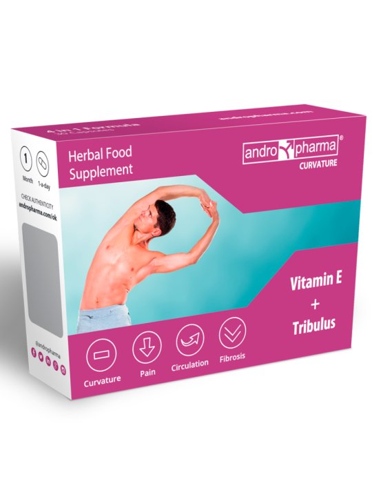 Andropharma Curvature Complemento alimenticio para el bienestar masculino