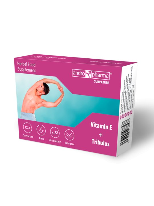 Andropharma Curvature Complemento alimenticio para el bienestar masculino