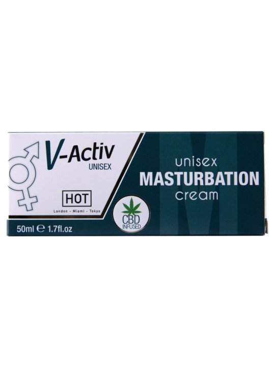 HOT CREMA DE MASTURBACION CON CBD UNISEX 100 ML