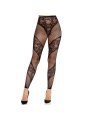 LEG AVENUE MALLAS SIN PIE DE ENCAJE Y TRANSPARENCIA NEGRO