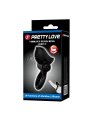 PRETTY LOVE ANILLO VIBRADOR PARA PENE ADRIEN 10 FUNCIONES NEGRO