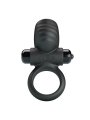 PRETTY LOVE ANILLO VIBRADOR PARA PENE ADRIEN 10 FUNCIONES NEGRO