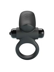 PRETTY LOVE ANILLO VIBRADOR PARA PENE ADRIEN 10 FUNCIONES NEGRO