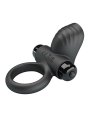 PRETTY LOVE ANILLO VIBRADOR PARA PENE ADRIEN 10 FUNCIONES NEGRO