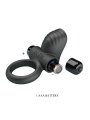 PRETTY LOVE ANILLO VIBRADOR PARA PENE ADRIEN 10 FUNCIONES NEGRO
