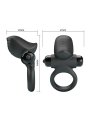 PRETTY LOVE ANILLO VIBRADOR PARA PENE ADRIEN 10 FUNCIONES NEGRO