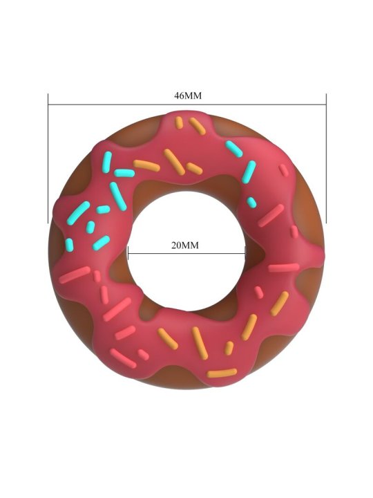 PRETTY LOVE ANILLO PARA PENE SUPER DONUT ROSA
