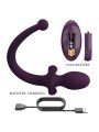 PRETTY LOVE LIOEA PLUG ANAL CON COLA VIBRADOR 12 FUNCIONES COLOR MORADO CONTROL REMOTO