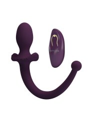 PRETTY LOVE LIOEA PLUG ANAL CON COLA VIBRADOR 12 FUNCIONES COLOR MORADO CONTROL REMOTO