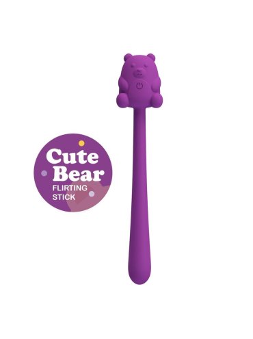 PRETTY LOVE CUTE BEAR FLIRTING STICK VIBRADOR RECARGABLE