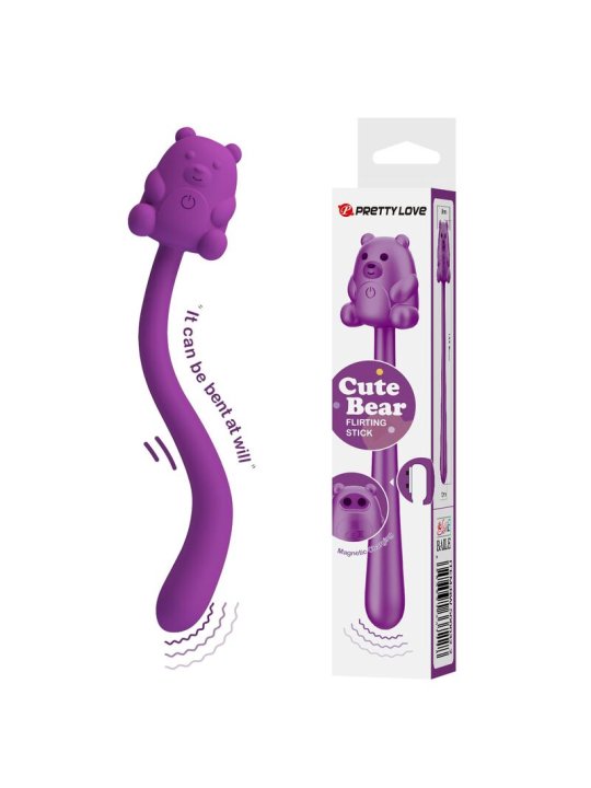 PRETTY LOVE CUTE BEAR FLIRTING STICK VIBRADOR RECARGABLE