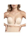 BYE BRA SUJETADOR SIN ASAS EN U BEIGE COPA D