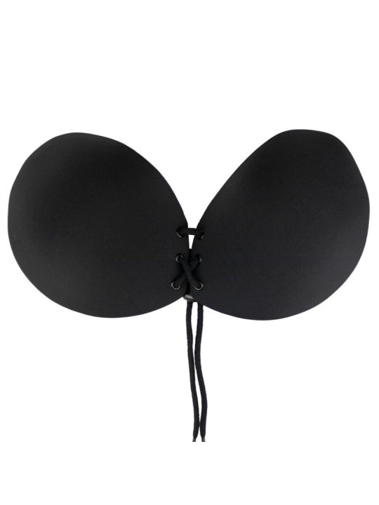 BYE BRA SUJETADOR ADHESIVO ENTRELAZADO NEGRO COPA A