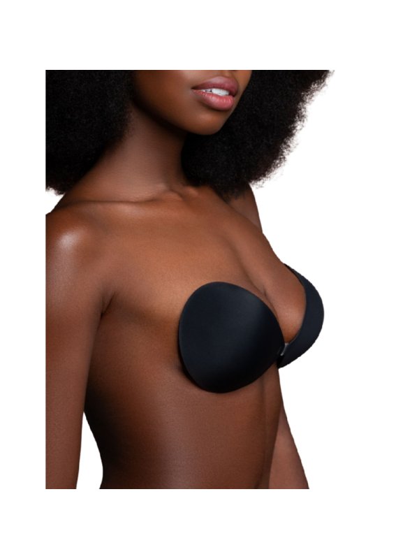 BYE BRA SUJETADOR INVISIBLE NEGRO COPA C