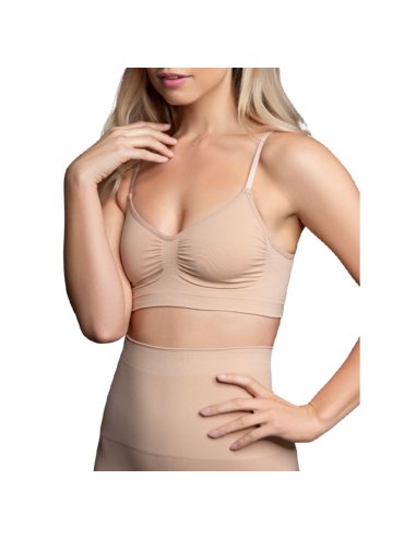 BYE BRA MEDIUM CONTROL SUJETADOR SIN COSTURAS BEIGE TALLA XXL