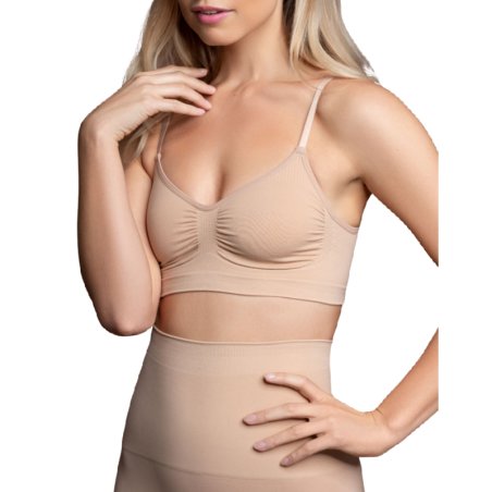 BYE BRA MEDIUM CONTROL SUJETADOR SIN COSTURAS BEIGE TALLA XXL