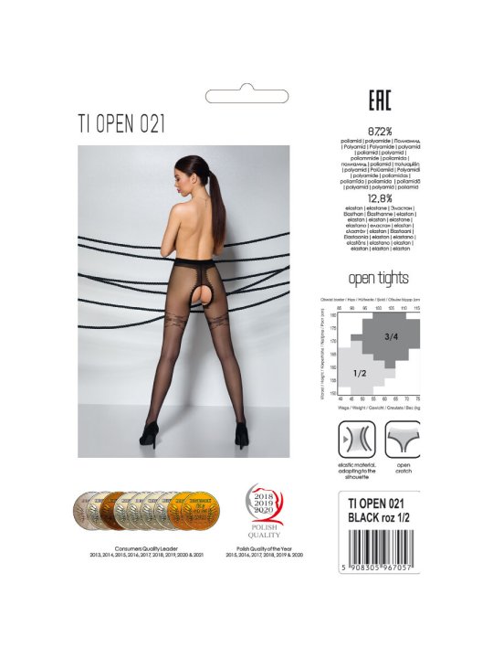 PASSION TIOPEN 021 MEDIAS NEGRO 1 2 20 DEN