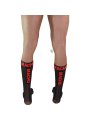 MACHO CALCETINES FINOS NEGRO ROJO TALLA UNICA